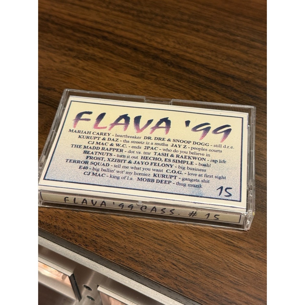 Rare Flava 99 Cassette Tape Hip Hop Rap Dr Dre 2pac Mob Deep Raekwon